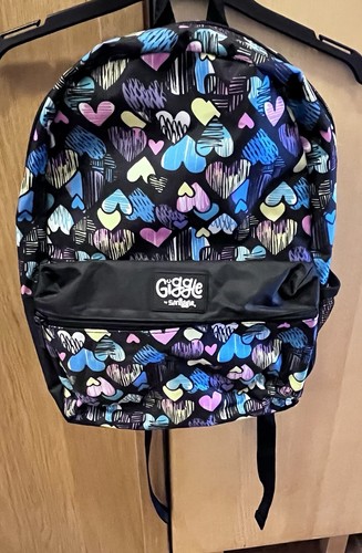 Smiggle backpack black hearts - smiggle,