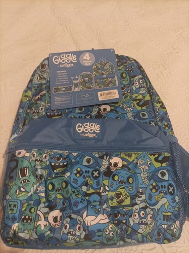 Smiggle four piece backpack - four,