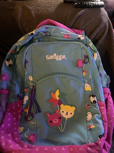 Smiggle backpack girls pink - smiggle,
