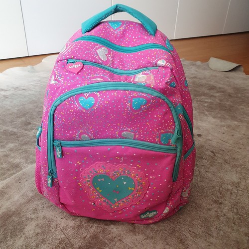 Smiggle backpack pink heart - smiggle,