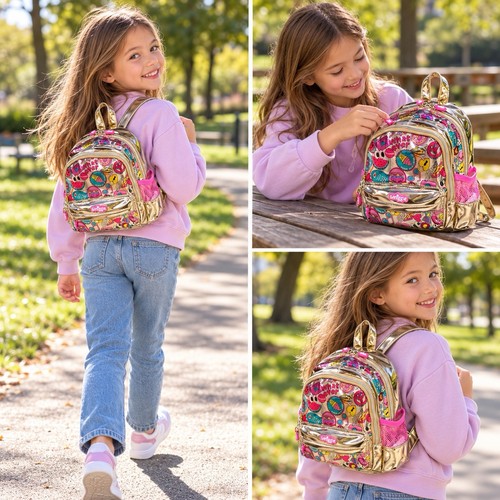 Smiggle mini backpack metallic - smiggle,