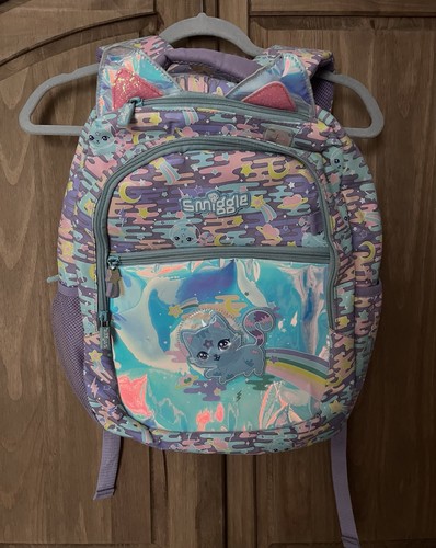 Smiggle backpack lilac kitten - backpack,