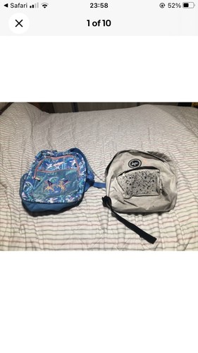 Smiggle blue backpack rare - blue,